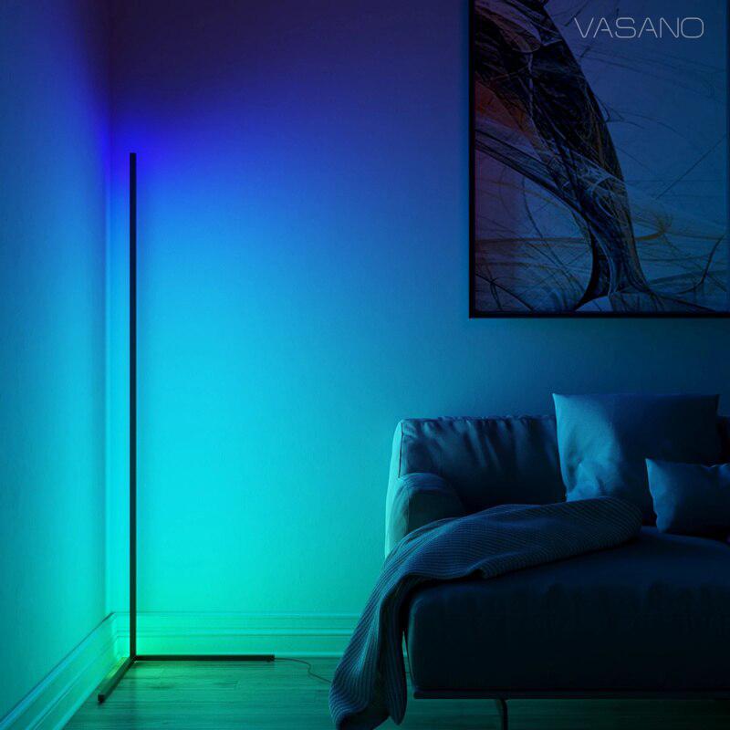 VASANO Corner Floor Lamp - RGB LED