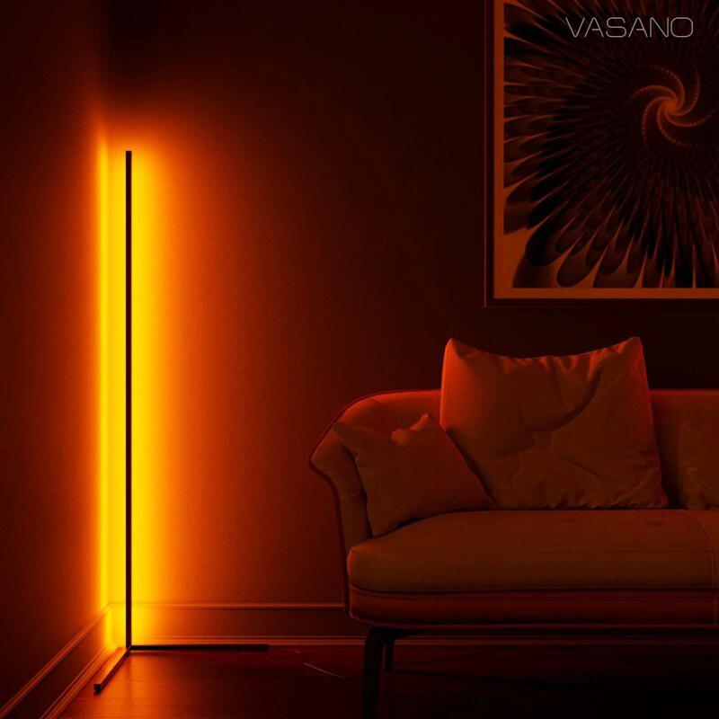 VASANO Corner Floor Lamp - RGB LED