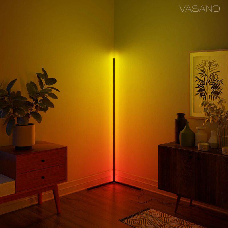 VASANO Corner Floor Lamp - RGB LED