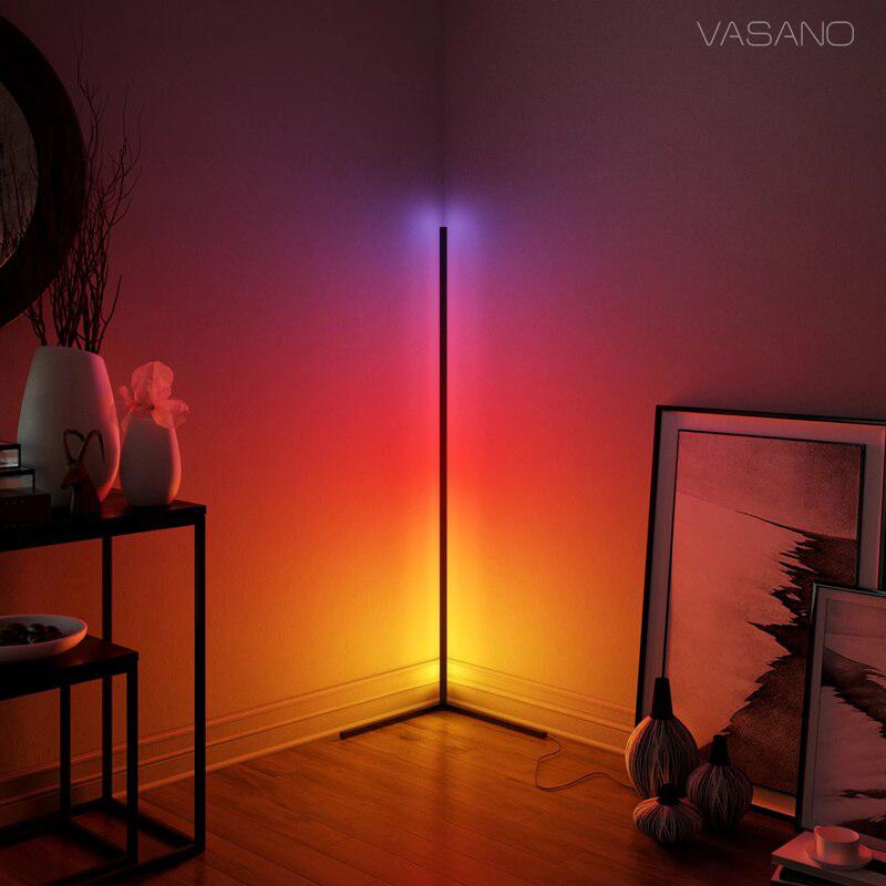 VASANO Corner Floor Lamp - RGB LED